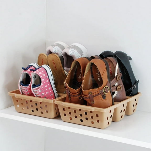 Up to 50% off Storage Shoe Tray Storage Shelves Plastic Shoes Rack For Entryway Plastic Organizer Box Shoe Storage Rack Shoe Rack Box Shoe Organizer Rack Shoe Support for Closet