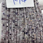 50 Strand Natural Lepidolite Stone Beads Strands Cube 2.5x2.5x2.5mm Hole 0.5mm about 152pcs/strand 14.96''38cm