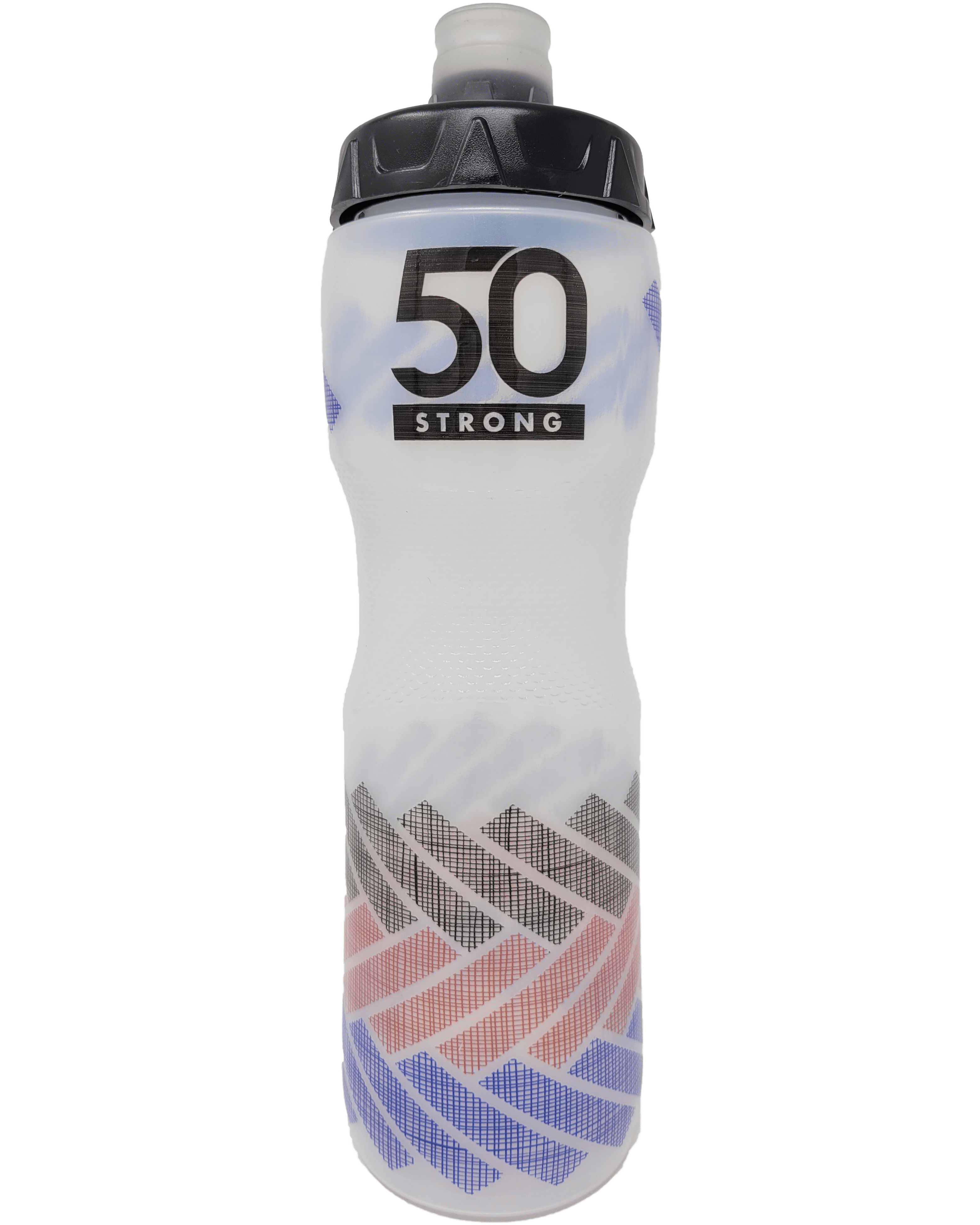 50 Strong 28 oz Off-White Plastic Water Bottle 
