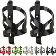 50 Strong Bicycle Water Bottle Cage 2 Pack - Durable Bike Water Bottle Holder - Fits Most Bike Bottles (Black)