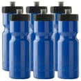 thumbnail image 1 of 50 Strong Blue Sports Squeeze Water Bottles, Set of 6, BPA-Free Bottle, 22 oz., 1 of 7
