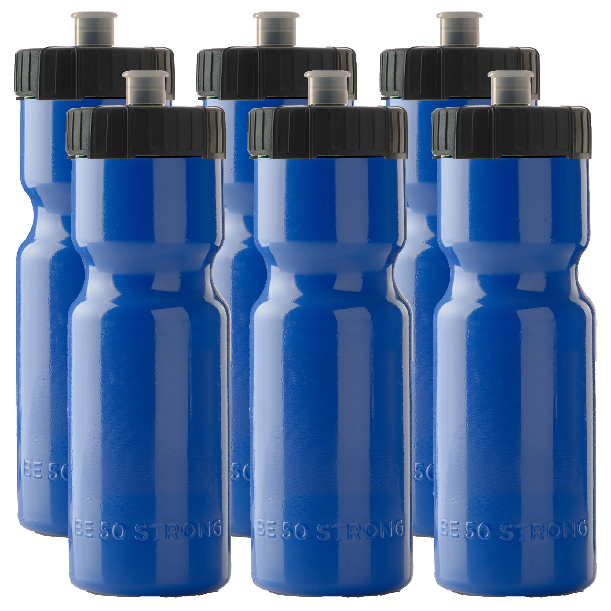 27 oz. Bulk 50 Ct. Blue Plastic Water Bottles - Yahoo Shopping
