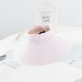 thumbnail image 1 of Axiiglly Visor Hats for Women Wide Brim Straw Hat Packable Roll Up Outdoor Sports Sun Hats Floppy Sun Protection Casual Holiday Beach Hat, 1 of 2