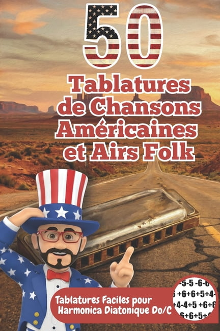 Chansonique Rutherford 50 Tablatures de Chansons Américaines et Airs Folk: Harmonica ...