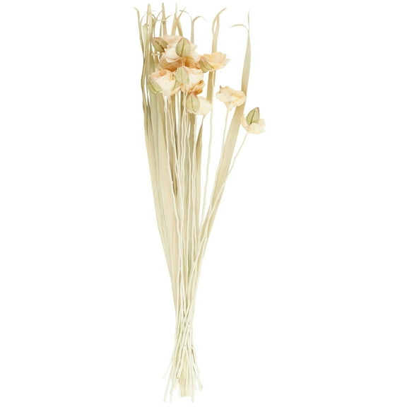 50" Tall Dried Plant Natural Foliage Bouquet with Leaves, by DecMode