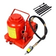 thumbnail image 1 of 50 Ton 100,000LBS Air Hydraulic Bottle Jack - Pneumatic & Manual Hand Pump, Rugged Steel Construction, for Auto Truck RV Repair, Heavy-Duty Lifting Tool, 1 of 14