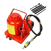 50 Ton 100,000LBS Air Hydraulic Bottle Jack, with Pneumatic & Manual Hand Pump, Rugged Steel Construction Hydraulic Bottle Jack, for Auto Truck RV Repair Lift Tools