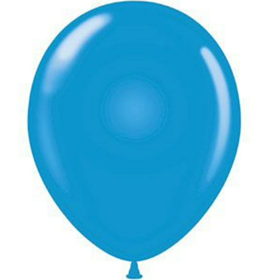 50 Tuftex Blue Latex Balloons 5" Made in USA