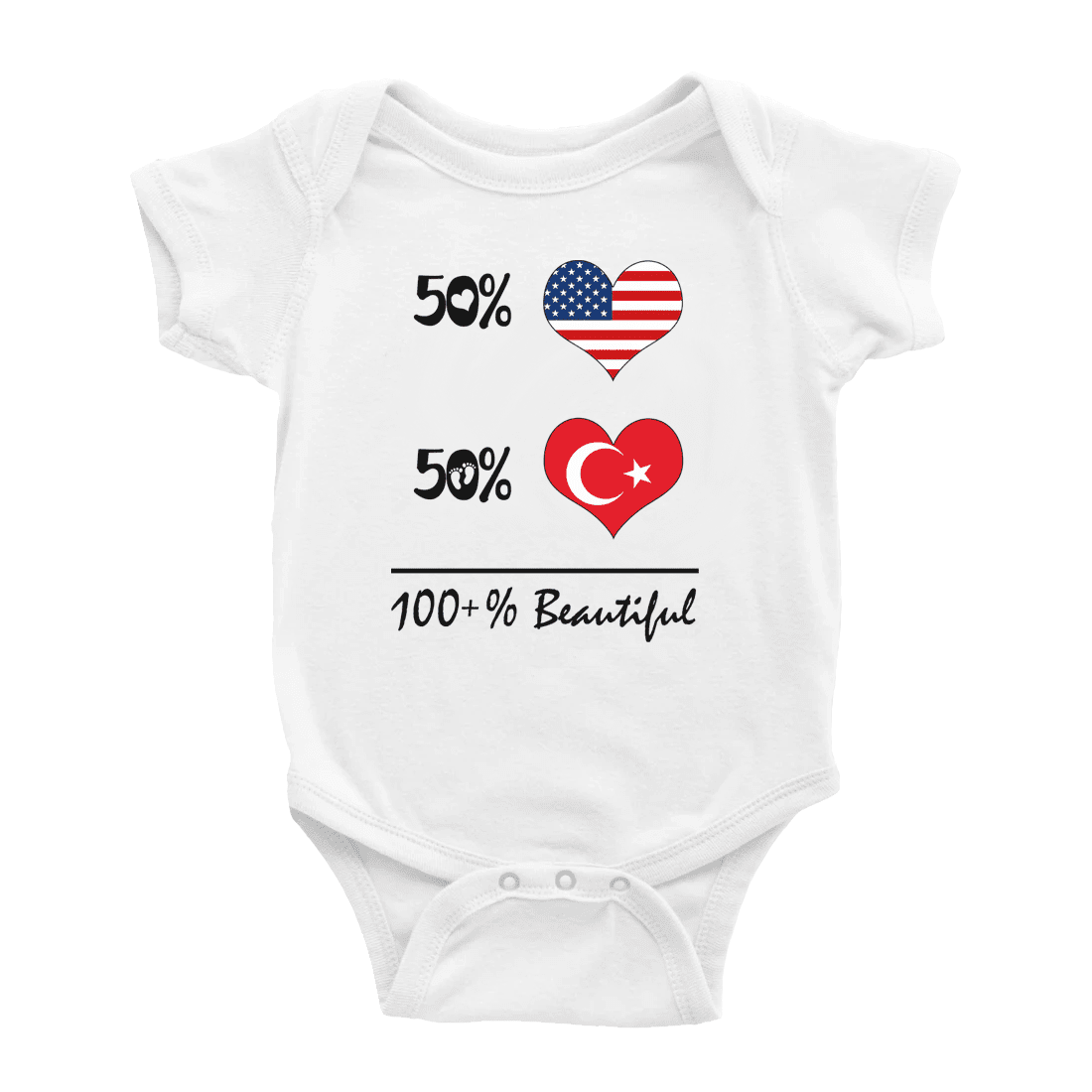 50% Turkish + 50% American = 100+% Beautiful Funny Baby Clothing ...