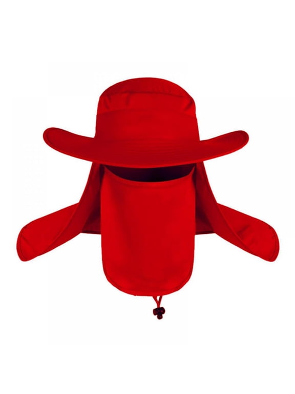 50+ UPF Fishing Cap with Ear Neck Flap Cover,Outdoor UV 360 Degree Protection Waterproof Quick Dry Sun Hat Visor Neck Cover Cap For Hiking Fishing