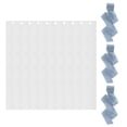 thumbnail image 1 of 50 Unprinted Place Cards With 3 Rolls 2.8m Ribbon Celebration Cards Perfect For Anniversary Baby Showers Event, 1 of 8