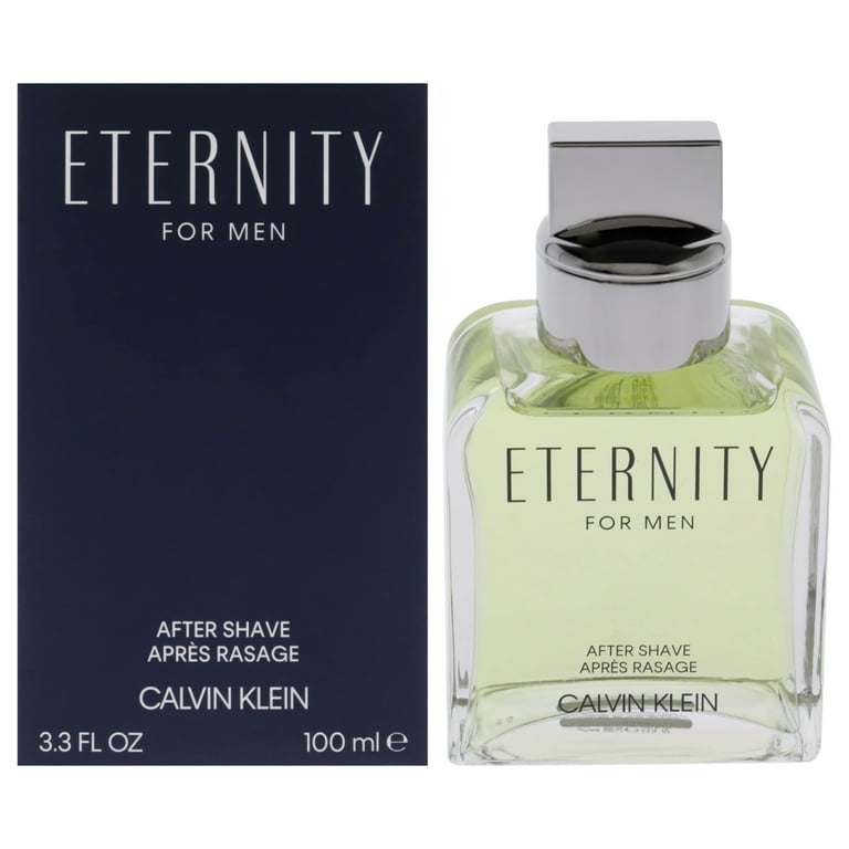 ($50 Value) Calvin Klein Beauty Eternity After Shave for Men, 3.4 Oz