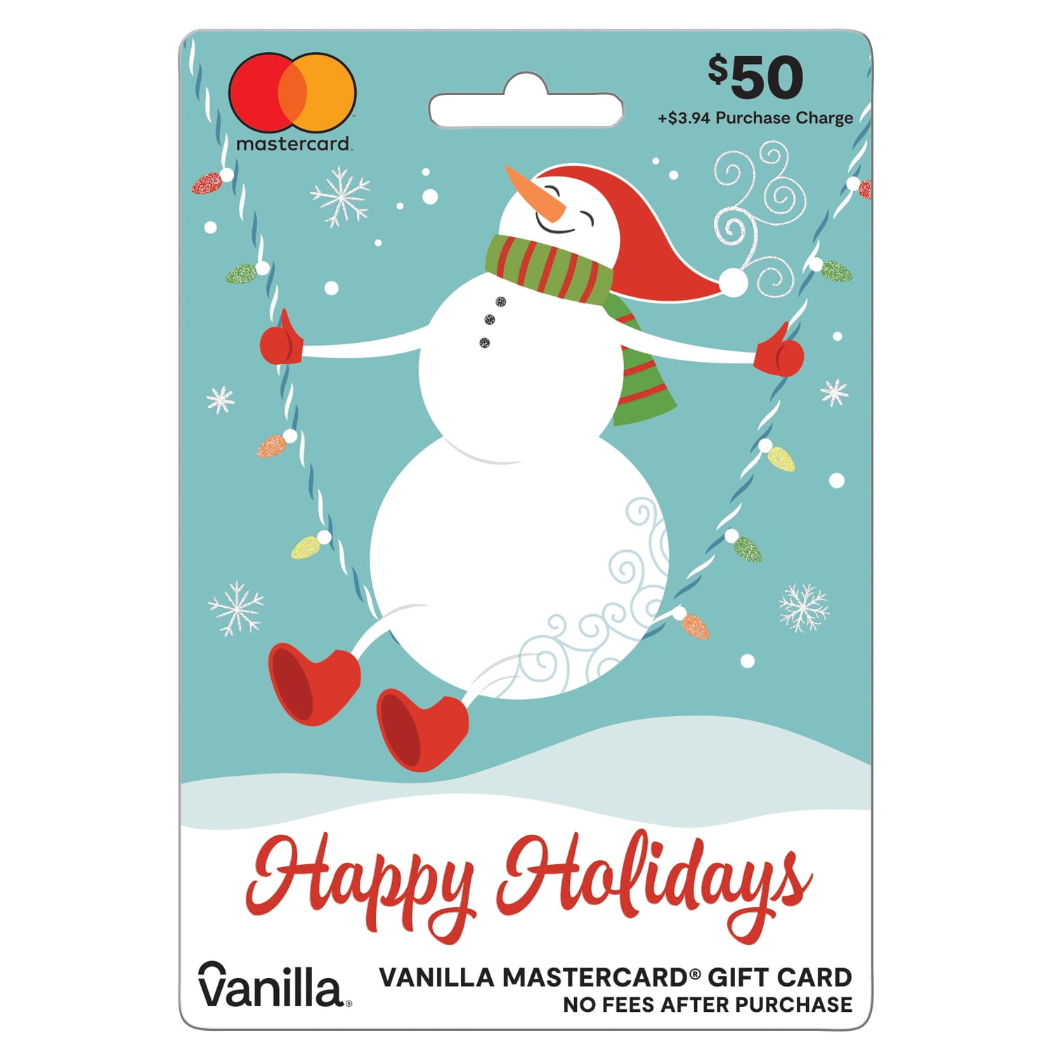 $50 Vanilla Mastercard® Gift Card - Holiday