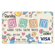 $50 Vanilla® Visa® Baby Blocks eGift Card (plus $3.94 Purchase Fee)