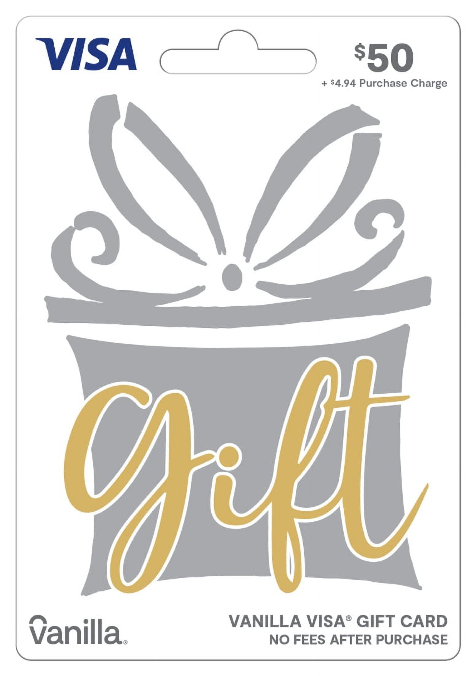 $50 Vanilla Visa Luxe Bow Gift Card 