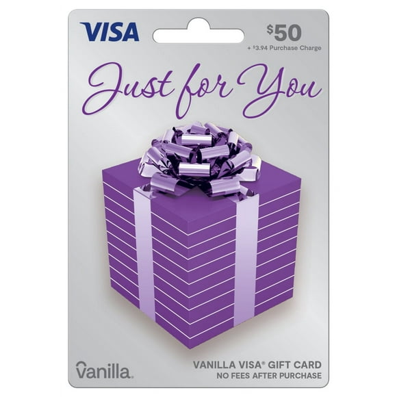 $50 Vanilla Visa Shiny Bow Gift Card (plus $3.94 Purchase Fee)