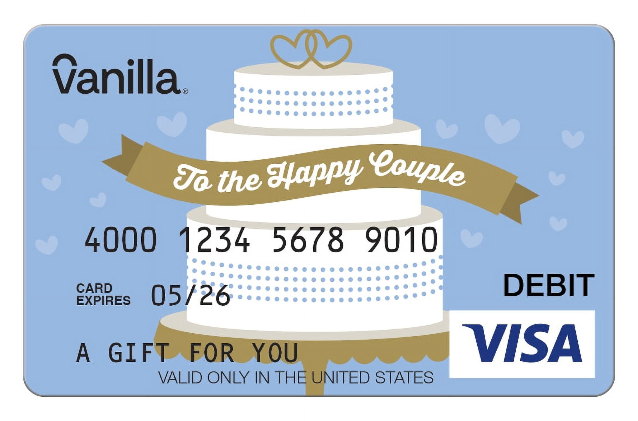 $ Vanilla® Visa® Wedding eGift Card (plus $3.94 Purchase Fee) - Walmart.com