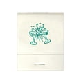 thumbnail image 1 of 50 White 20 Strike Matches with  Printed Champagne Glasses in Teal Matchbooks for Wedding, Anniversary, Birthdays etc, 1 of 2