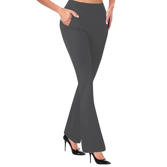 Clothing 2025 Women's Casual Pants Dress Pants Women Business Casual Work Pants Women High Waist Stretchy Trousers Pull On Slacks Bottoms Women Blendingpants