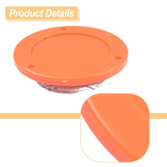 50 X 12Mm for Spirit Level Bubble Black Angle Clear Mini Round Leveller Bullseye Orange Shell White Water