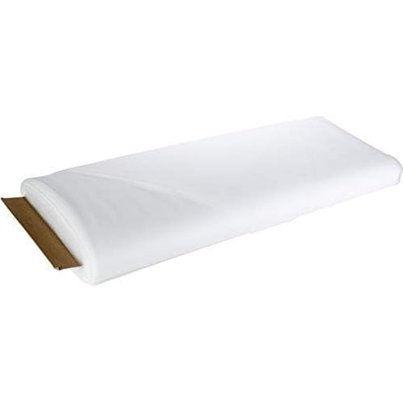 50-Yard Diamond Net Crinoline Bolt, 54-Inch Wide, White$$Art & Craft