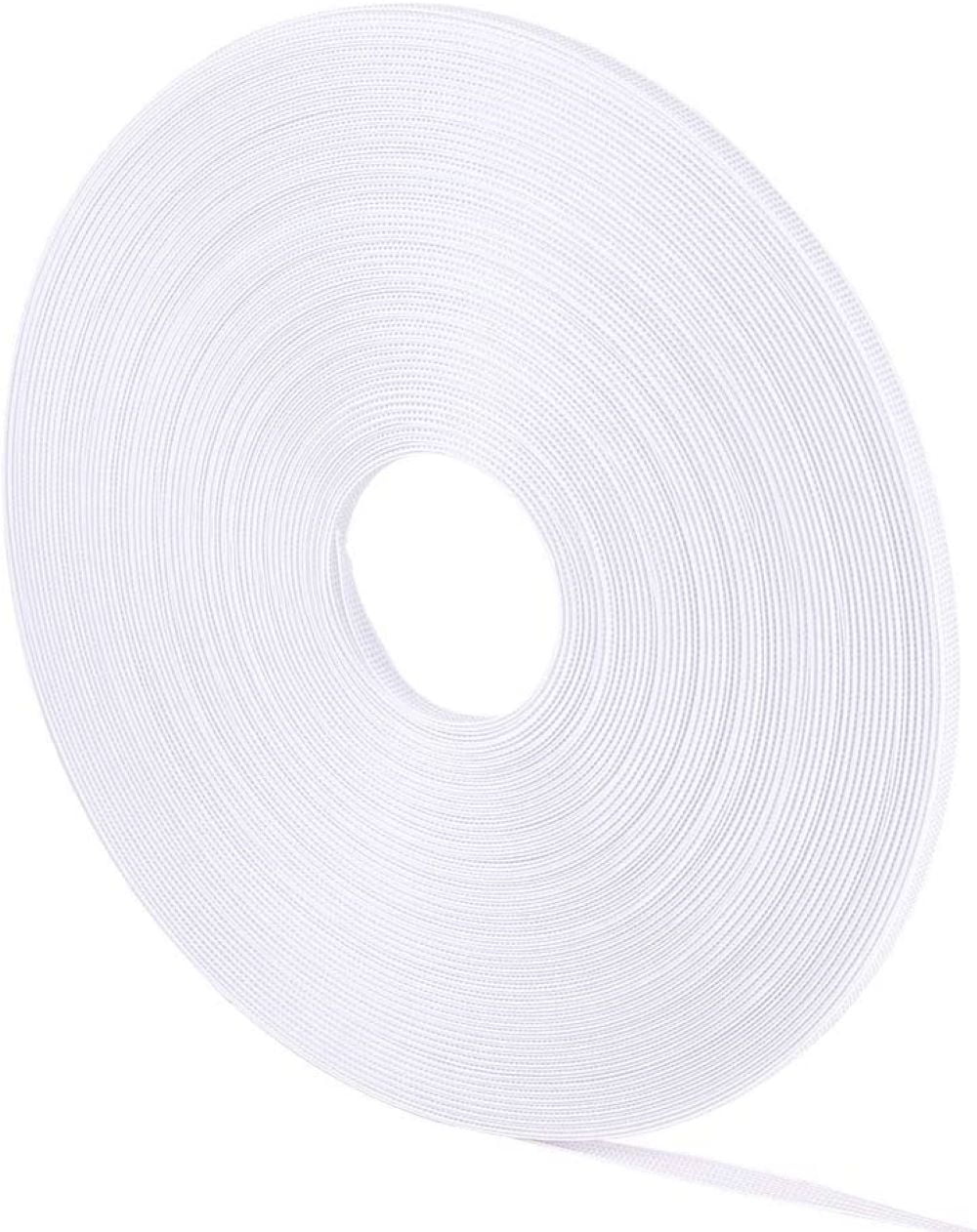 VIVIPA 50 Yards Polyester Boning for Sewing - Sew-Through Low Density Boning for Corsets, Nursing Caps, Bridal Gowns (6mm, White)