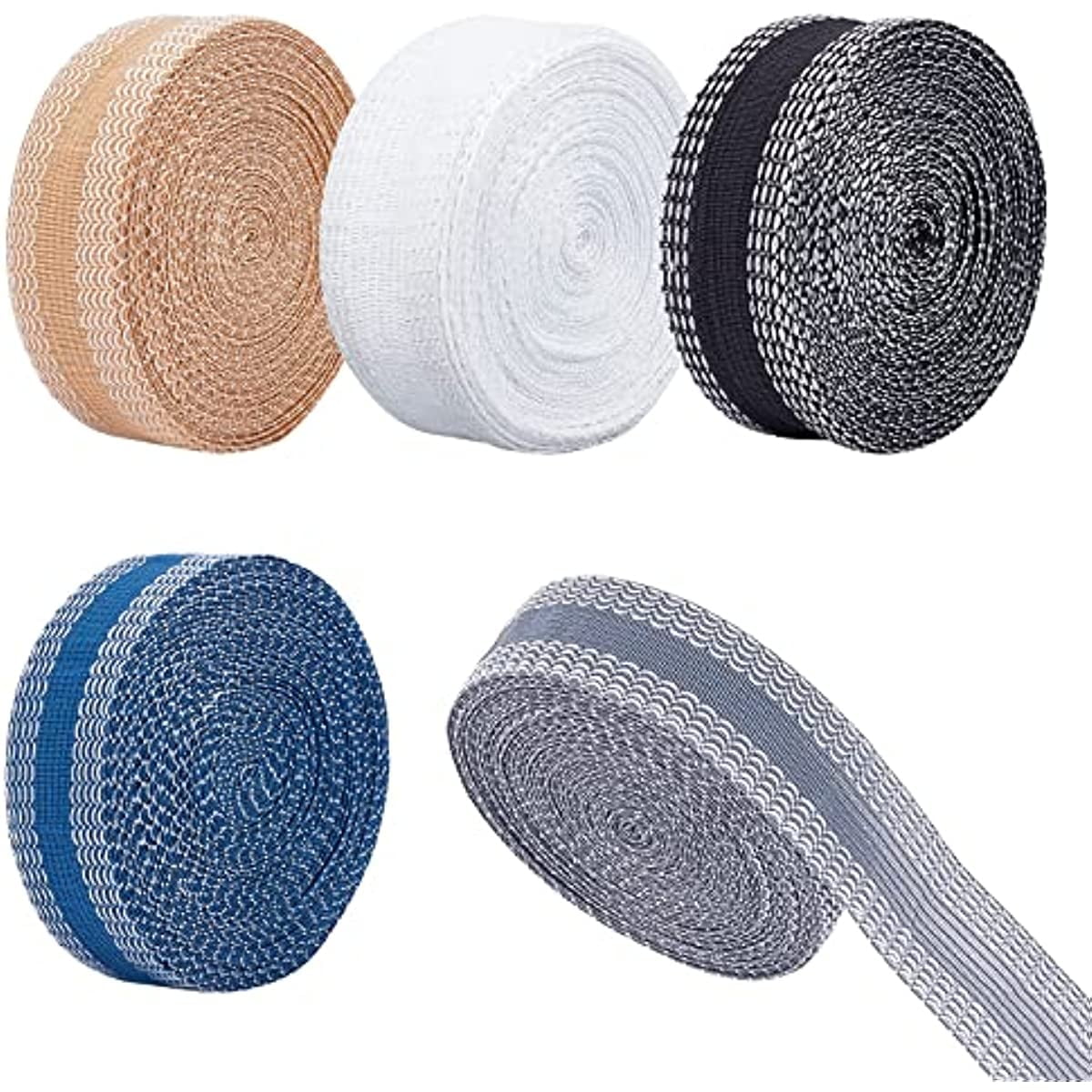 50 Yards Hem Adhesive Tape 5 Color Hem Tapes Iron-On Hem Clothing