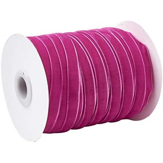 200 Pack Mini Pink Satin Ribbon Bows with Self-Adhesive Tape for Crafts,  Gift Present Wrapping, Christmas Wreath, 1.5 