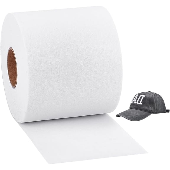 50 Yards Non-woven Fabrics for Garment Adhesive Interlining White 100mm White