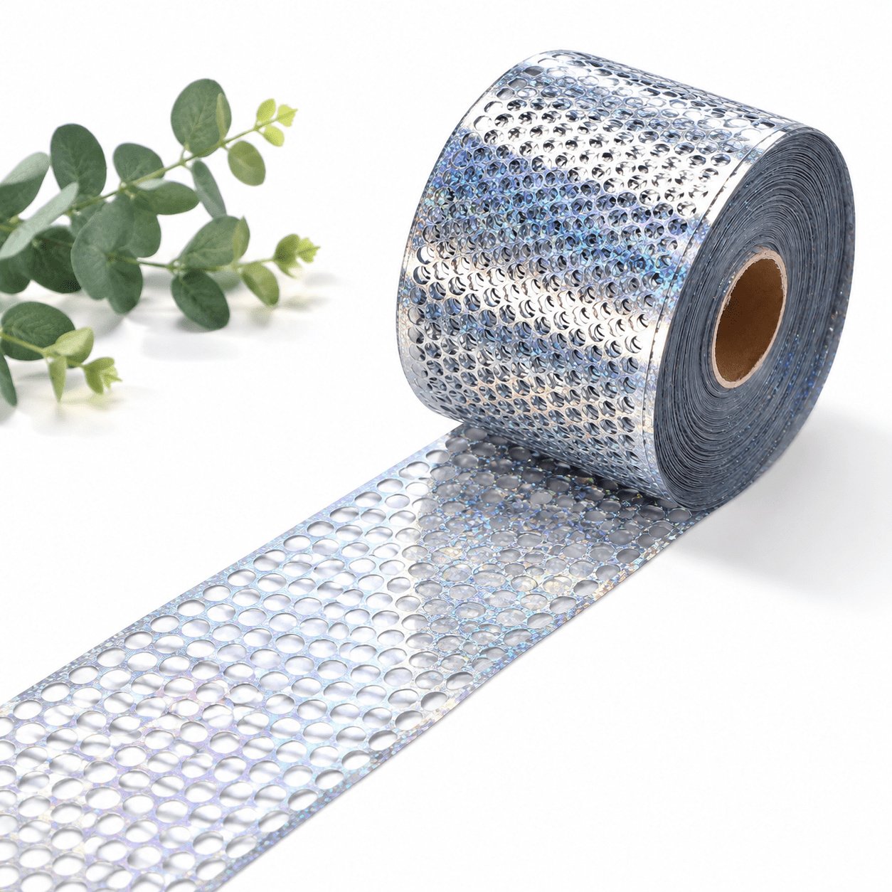 Red Polypropylene Ribbon 50 Yards Sliver 3 1/4