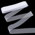 thumbnail image 1 of 50 Yards White Polyester Horsehair Braid 2inch Stiff Horsehair Braid Hard Horsehair Braid with Gathering Thread for Polyester Boning Sewing Wedding Dance Gowns Dress Accessories for DIY, 1 of 9