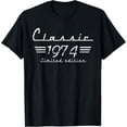 thumbnail image 1 of 50 Year Old Gift Classic 1974 Limited Edition 50th Birthday T-ShirtMen and women, Black T-shirt, size: Extra large, 1 of 4
