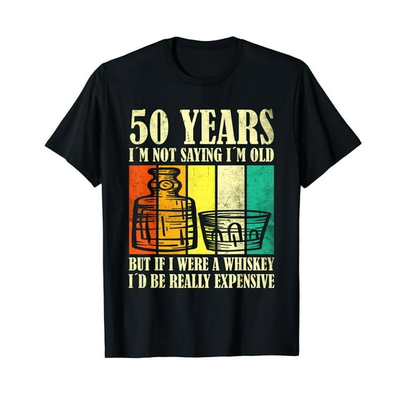 50 Year Old Vintage Bourbon Vintage Whiskey 50th Birthday T-Shirt
