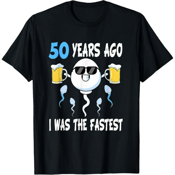 50 Years Ago I Was The Fastest Birthday Decorations T-Shirt