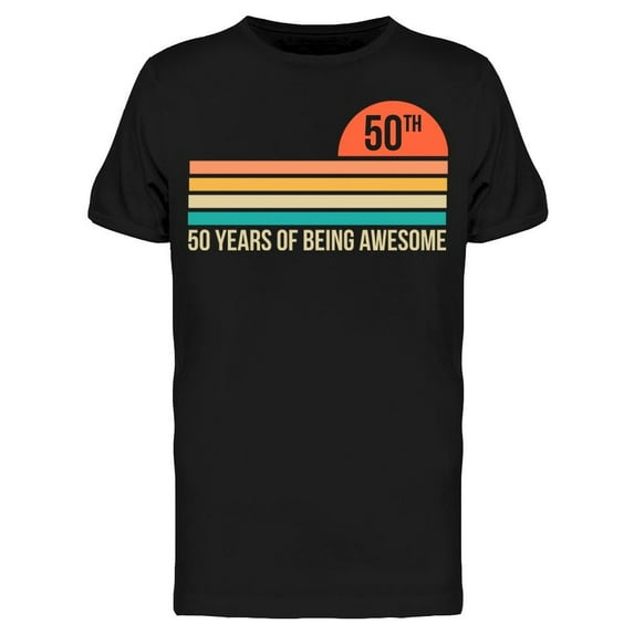 50 Years Of Being An Awesome Man Men's T-shirt