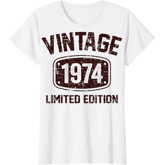50 Years Old Vintage 1974 Limited Edition 50th Birthday T-Shirt
