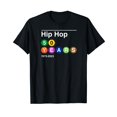 thumbnail image 1 of 50 Years of Hip Hop 1973-2023 50th Anniversary Subway Sign T-Shirt, 1 of 5