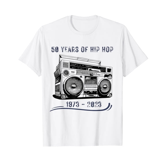 50 Years of Hip Hop 50th Anniversary of Rap T-Shirt