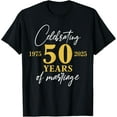 thumbnail image 1 of 50 Years of Marriage 1975 50th Wedding Anniversary Funny T-Shirt, 1 of 3