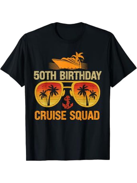 50 Years old Crew 50th Birthday Cruise Squad Party T-Shirt