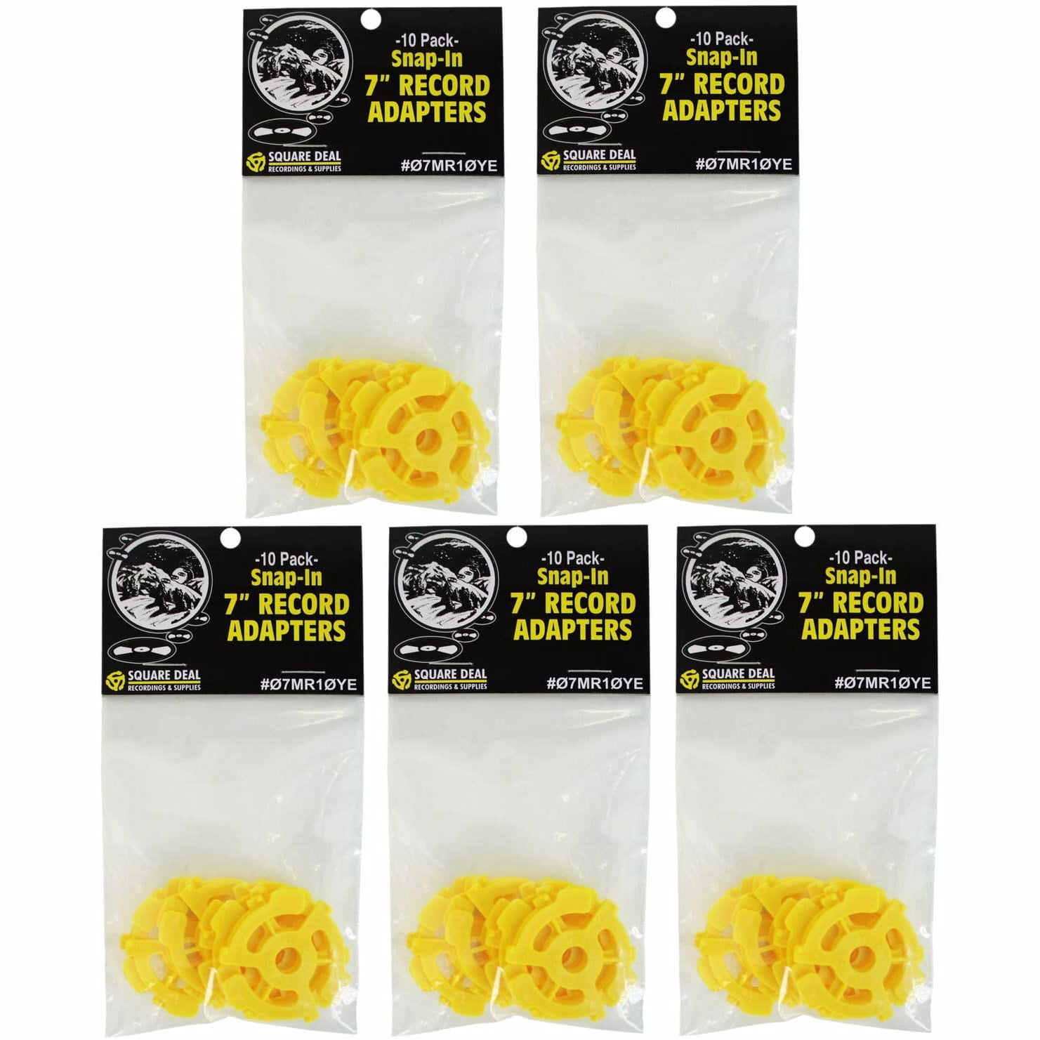 Record Insert (50) Yellow 7