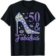 thumbnail image 1 of 50 and Fabulous Stepping into my 50th Birthday T-Shirt, 1 of 4