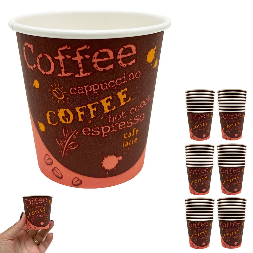4 oz Small Paper Cups, 50 Pack Disposable Espresso Cups, Small Disposable  Cups for Hot and Cold Drin…See more 4 oz Small Paper Cups, 50 Pack