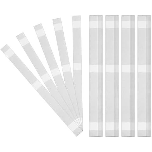 50 count Glue Strips with Mesh Backing, 0.98 inches/25mm Hot Melt Adhesive Glue Strips, Binding Tape for Book Binding Repair with 86-100 Sheet Capacity