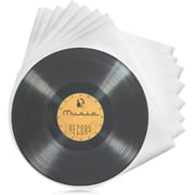 50 cs Anti-static Pouches Vinyl Record Album LP Inner Sleeve LP Vinyl Inner Sleeves, 12 Semi-Transparent Plastic CoverCovers,Fame Vinyl Album Inner/Outer Sleeves