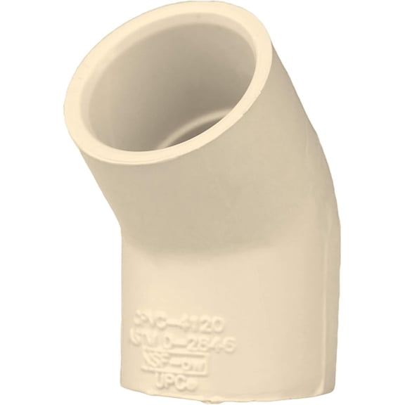 Charlotte Pipe CPVC CTS 45 Degree Elbow - 50 Pack, 1/2 In, Multicolor