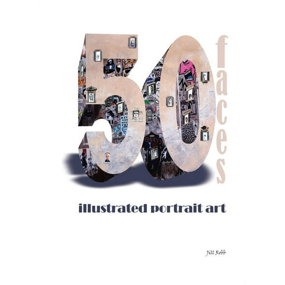 50 faces: illustrated portrait art, (Hardcover)