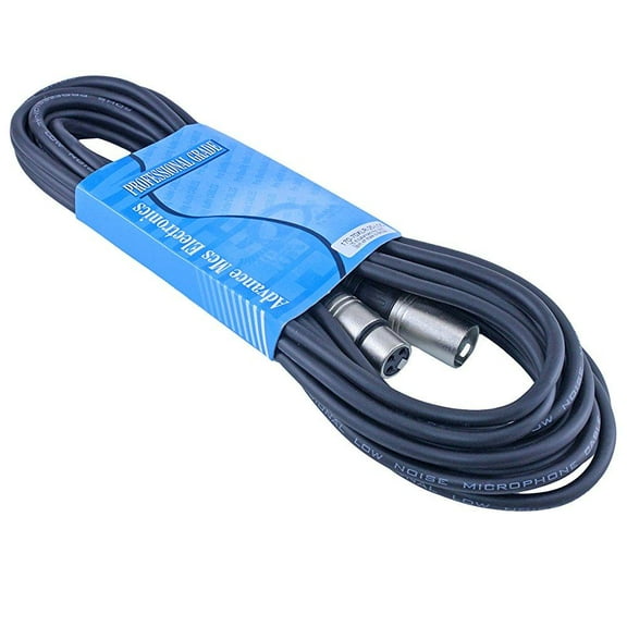 50 foot male to female 3 pin xlr pro audio mic cord