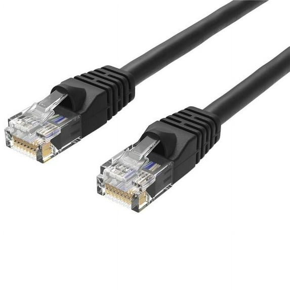 50 ft. Cat6 550 MHz UTP Snagless Ethernet Network Patch Cable, Black