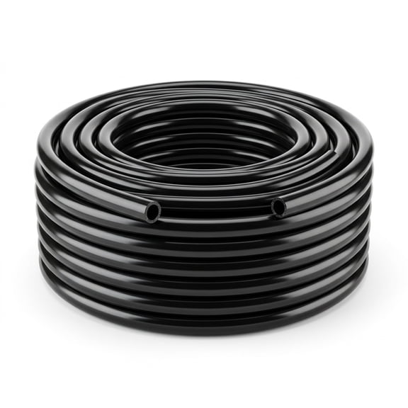 50 ft Garden Watering Tube, Artrylin 6mm Drip Irrigation System Hose Blank Distribution Misting Tubing Main Line Automatic Water Pipe DIY Small Lawn Agriculture Hydroponics Flower Patio